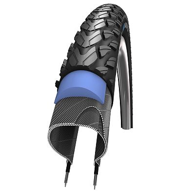 Превью  Велопокрышка SCHWALBE Marathon Plus Tour 28"/700C Perfomance TwinSkin SmartGuard Сталь 67 TPI